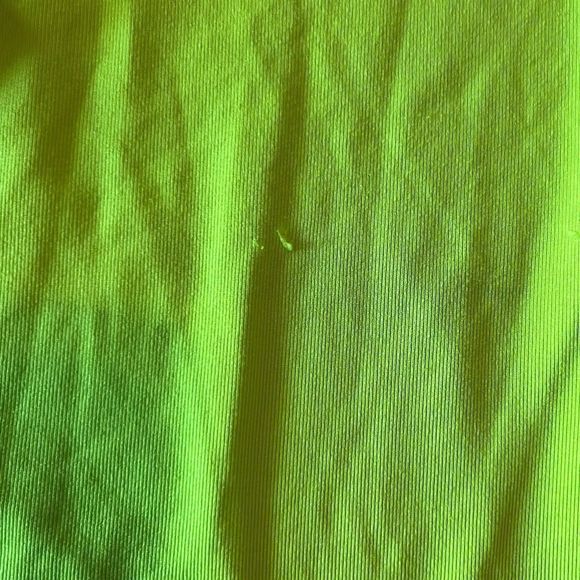 Adidas Women's Climalite Marathon 10 Neon Green Hooded Sweatshirt Size L - Picture 5 of 9